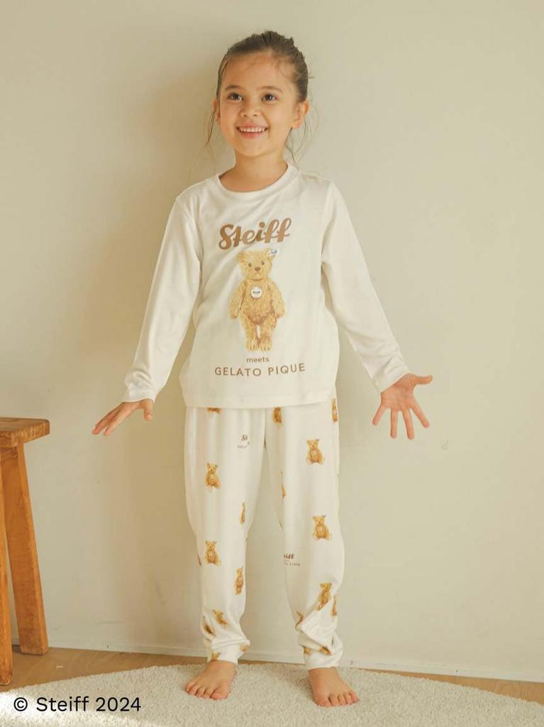 Gelato Pique Limited Edition Steiff Kids James Print Long Pants PKCP245465 CRM