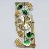 Contemporary Metal Wall Clock: Stylish Decor for Living Room or Bedroom