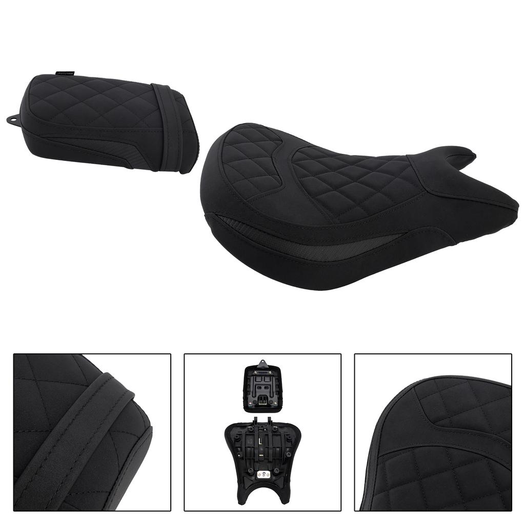 Front&Rear Raider Passenger Kit Lower Black For Kawasaki Eliminator 500 24-25