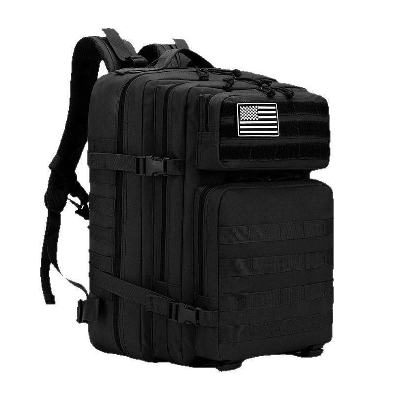 Camouflage Waterproof Tactical Backpack - Wear-resistant, Multifunctional, Double Shoulder for Hiking, Camping, Mountaineering, Large 3P Design
