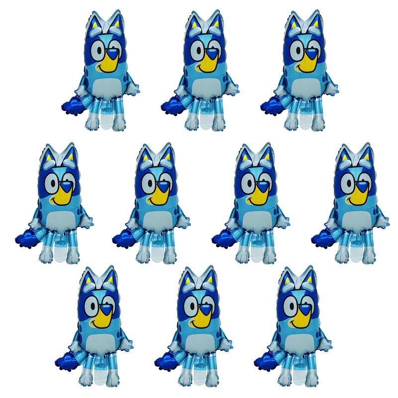 

20/50Pcs Bluey Dog Theme Birthday Party Decoration BalloonsAnimal Balloons Cartoon Family Baby Shower Gifts Round Sensory Durable Bouncy Compression 20pcs