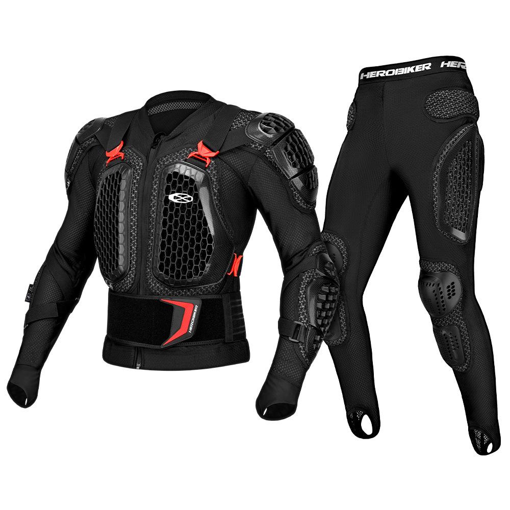 Motorcycle armor, riding protective gear, locomotive knee pads, elbow pads, chest, off-road rider gear M