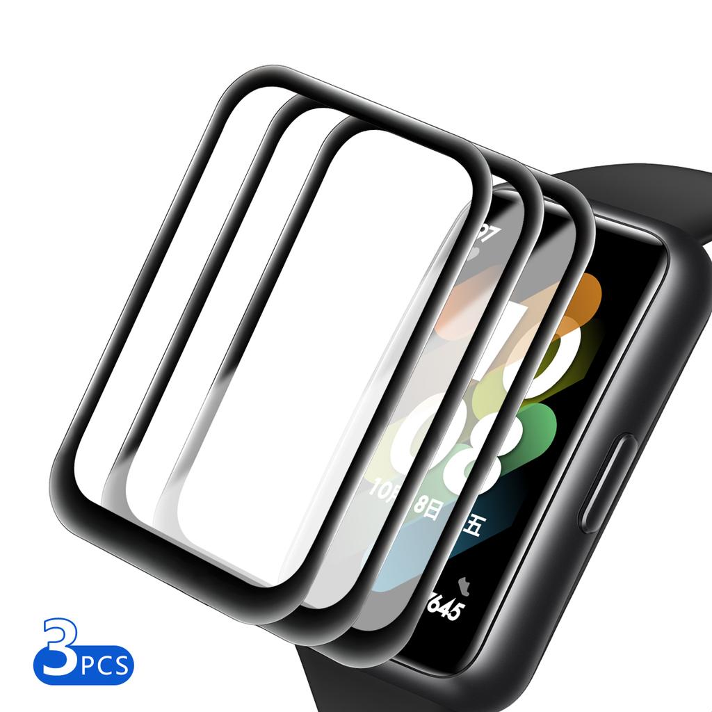 5D Protective Film for Samsung Galaxy Fit 3 Screen Protector Anti-scratch for Galaxy Fit3 Smartwatch Protector (Not Glass)