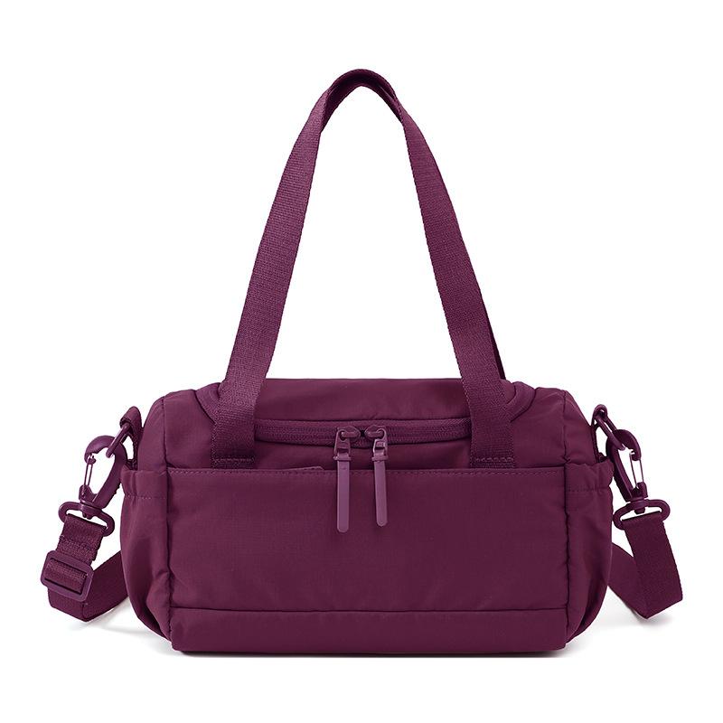 Large Capacity Shoulder Bag Solid Color Crossbody Bag