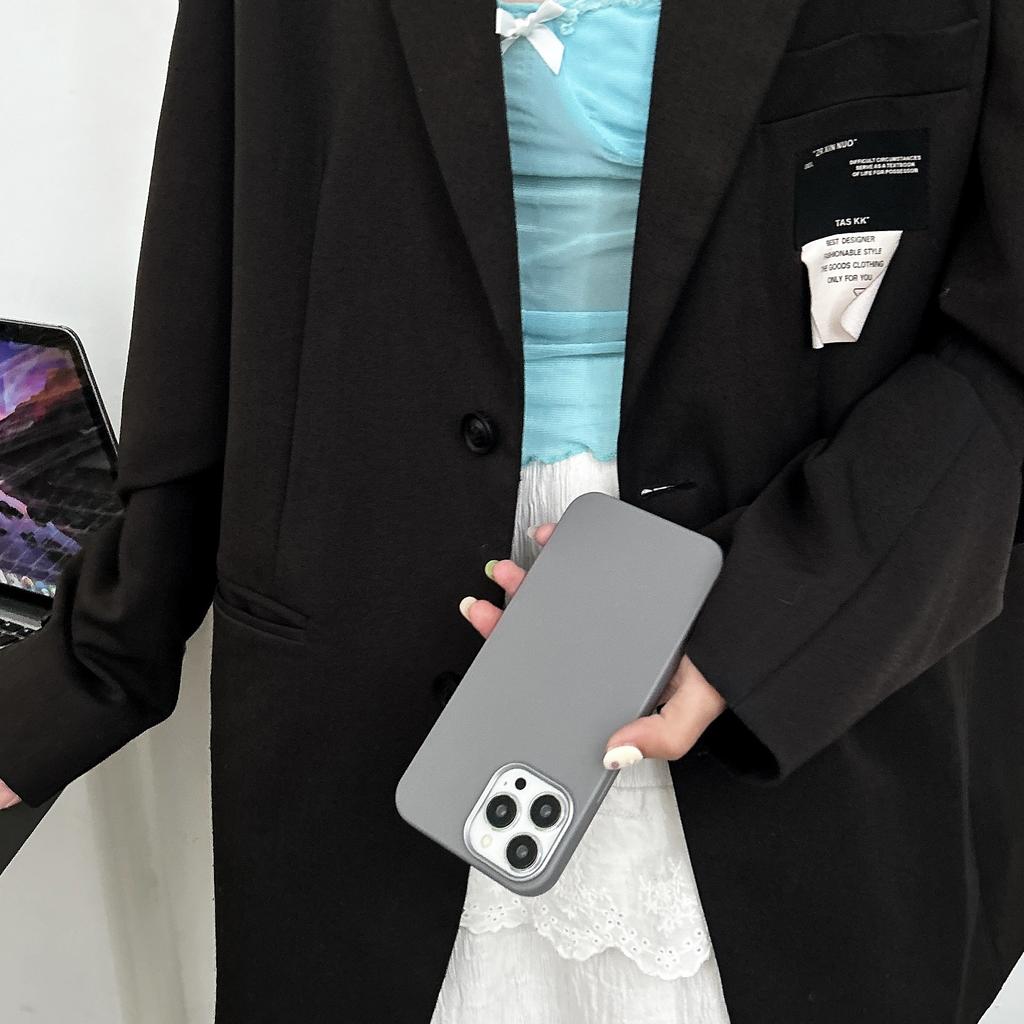 For Apple 17promax Phone Case for IPhone 16 Premium Imitation Lychee Skin Pattern 15 All Inclusive Protective Case 14 New