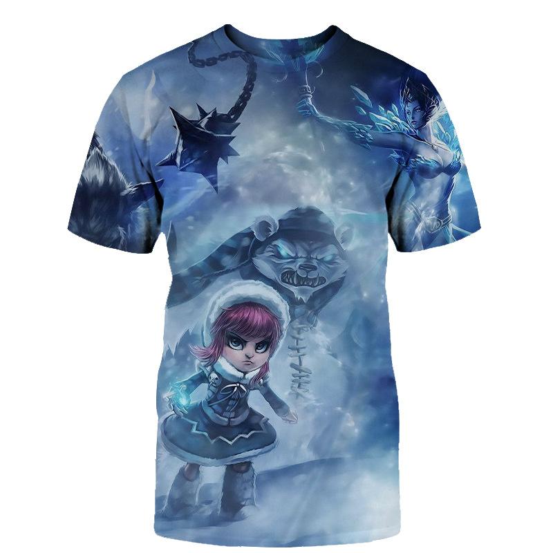 

Новая мужская футболка с круглым вырезом и коротким рукавом League of Legends LOL Yaso 3D футболка с цифровой печатью 6XL