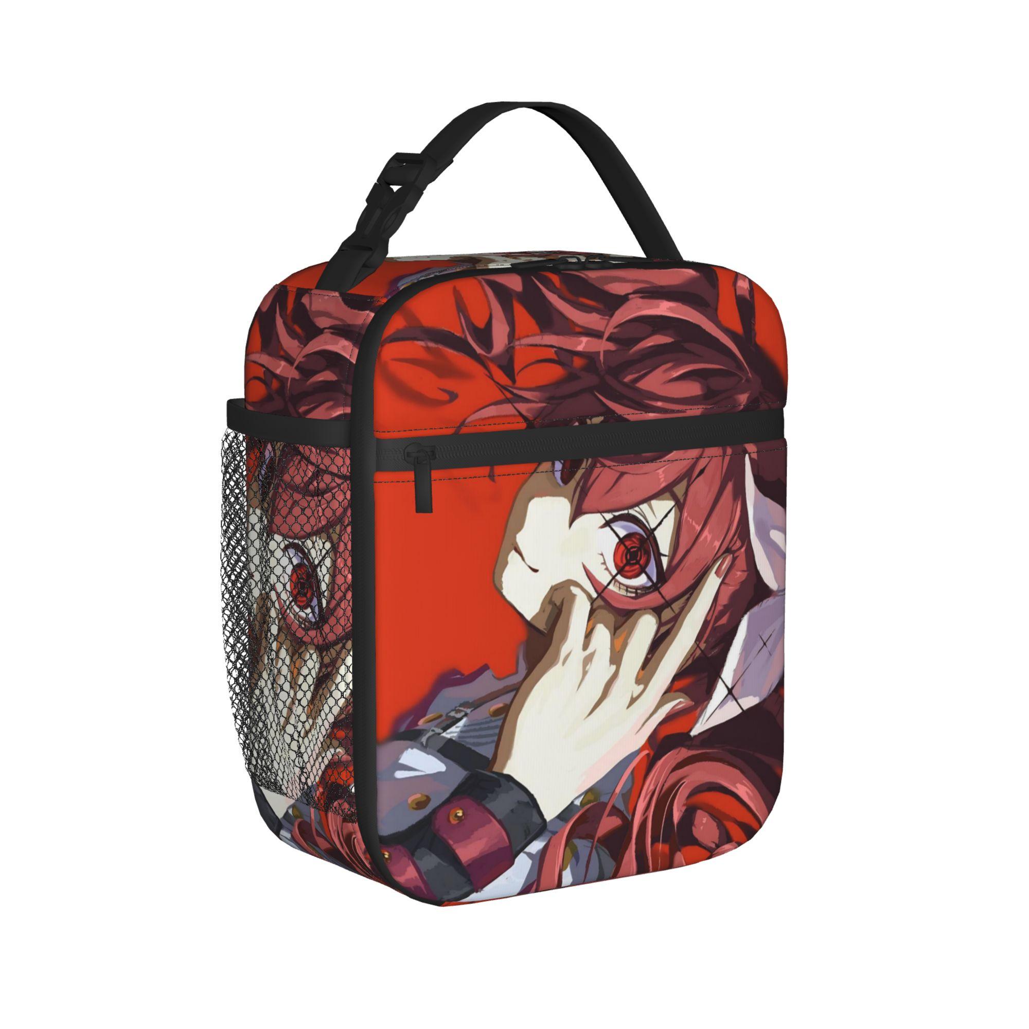 Cartoon Kasane Teto Anime Insulated Lunch Bag Thermal Bag Reusable,Lunch Container  Portable Tote Lunch Box Office  Outdoor One Size