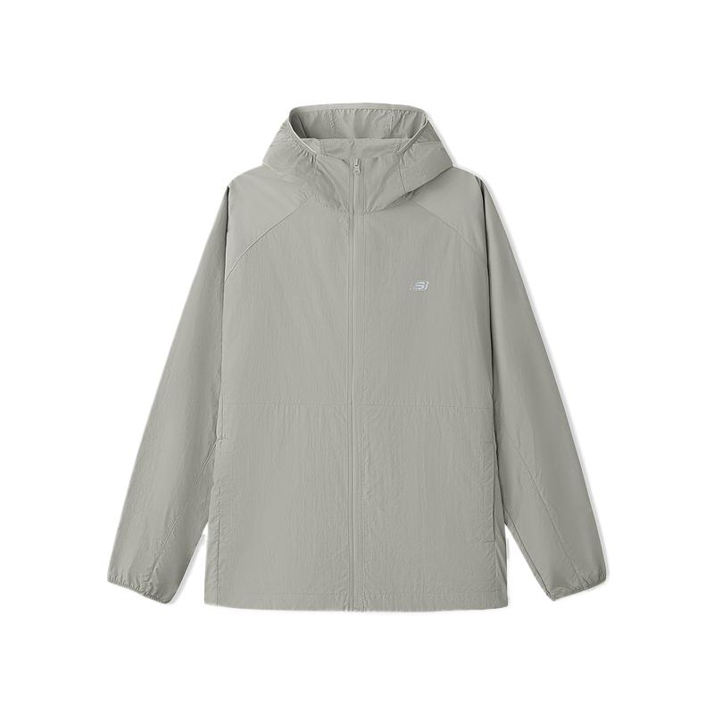 Skechers Solid Color Hooded Long Sleeve Jacket Men jackets L226M027-04H0 M