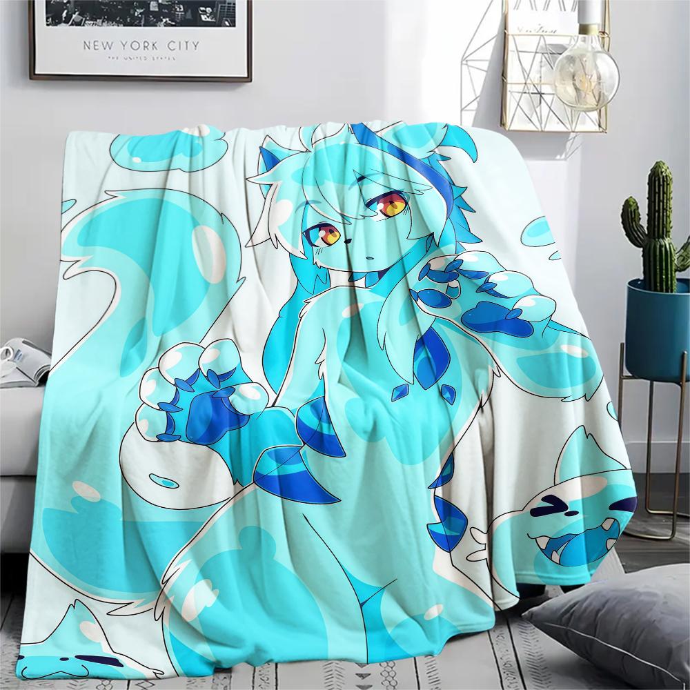 1 Pezzo Coperta in Flanella con Stampa Cartone Animato, Alta Qualità Confortevole per Tutte le Stagioni, Decorazione per la Casa, Calore e Comfort, Perfetta per Regalo di Natale Compleanno