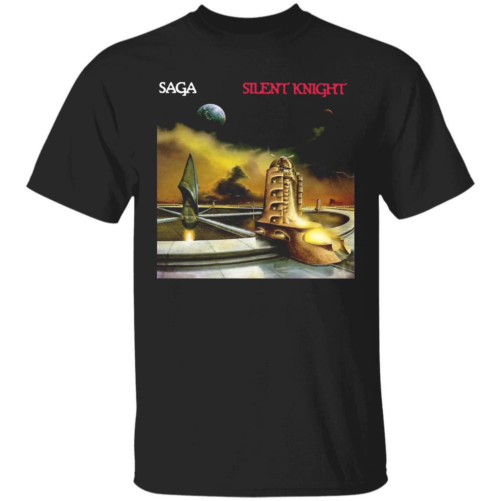 

Saga band silent knight black T-shirt short sleeve All sizes TA4516 Unisex T-Shirt S