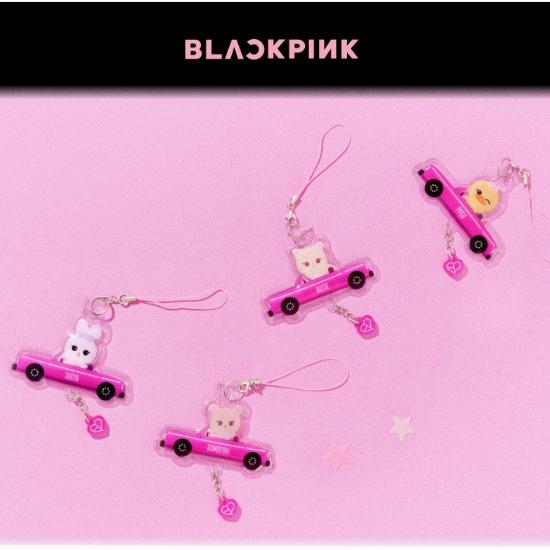 Blackpink Klíčenka s vzduchovou trubicí s postavou Oficiální BP POPUP Sběratelská klíčenka