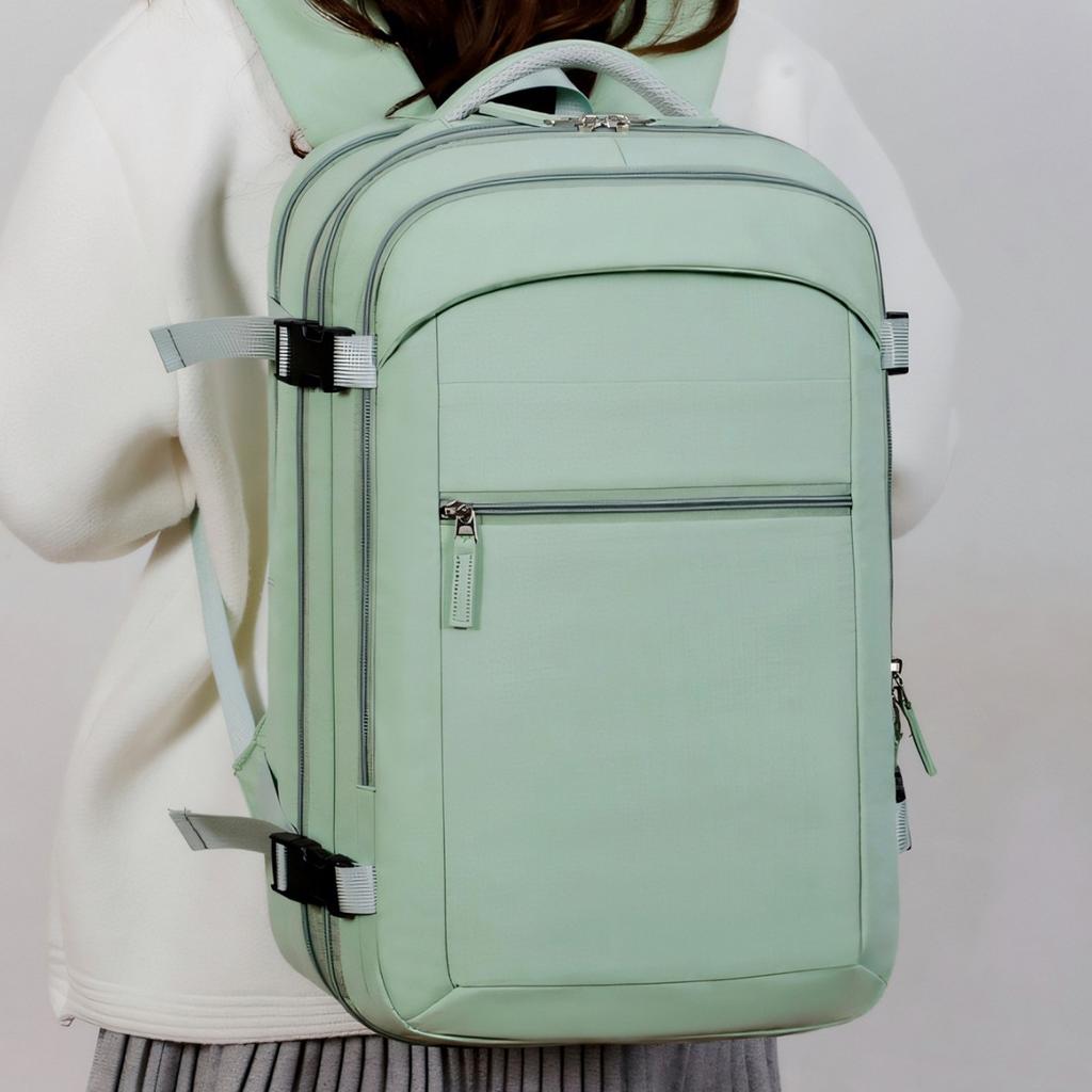 Schoolbag Large Capacity Travel Backpack Women's Multifunctional Business Boarding Free Checked Travel Backpack Men's Expandable Computer Bag