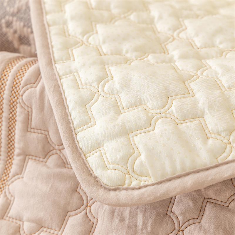 Jednobarevné prošívané povlaky na pohovku Univerzální povlak na polštář na pohovku pro všechna roční období Potah na pohovku Ručník na zadní stranu gauče Vánoční dekorace