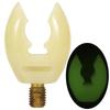 European Fishing Silicone Bracket Head Luya Luminous Fishing Rod Claw Pole Head Battery Pole Frame Gear Accessories Wholesale