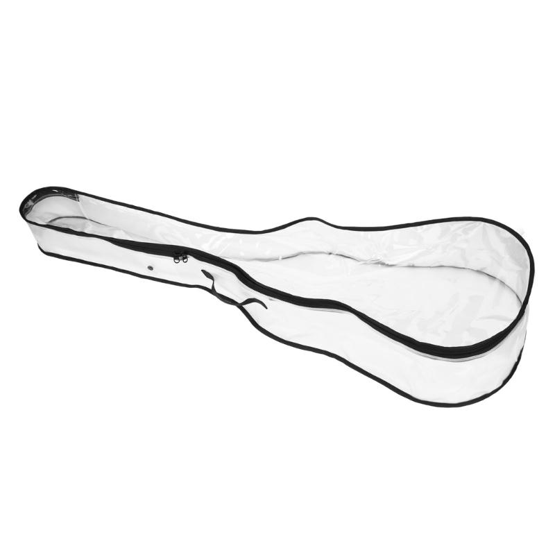 40/41inch Electric Guitar Storage Bag Clear TPU Guitar Case with Double Zipper Waterproof Acoustic Guitars Bag Protector 1