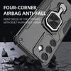 Case for Samsung S25 Ultra S25 Edge Plus Metal Ring Stand Shockproof Cover for Galaxy A56 A36 A26 A16 A06 A55 A35 A25 M16 F06 5G