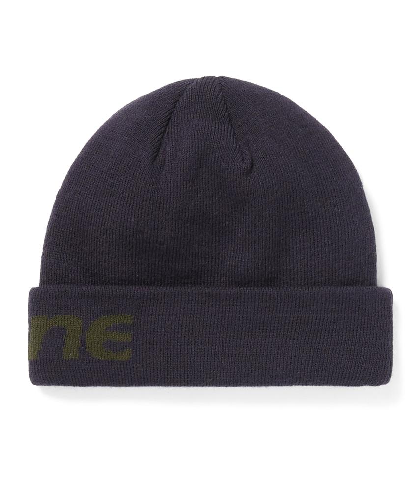 THISISNEVERTHAT Hsp-Logo Big Cuff Beanie Navy