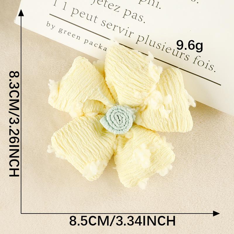 Computerstickerei Etikett Haarschmuck Accessoires Dreidimensionale Blumenaccessoires Aufnäher Aufkleber Spitze Blume Abzeichen Stickerei Stoffetiketten