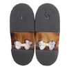 Geta in Dull Burnt Paulownia Wood for Girls [KYOETSU] (Japanese Clogs) (1 Gray, measurement_18_point_0_centimeters)