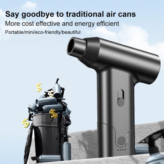 Elektrický prachovka 110000 ot/min Vysokorychlostní Nastavitelný Kompaktní design Přenosný Dobíjecí Vzduchový foukač Vysavač