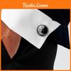 Stylish Alloy Black Cat Cufflinks For Men And Women Fashion Accessories