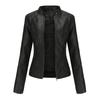 Women's Leather Jacket Slim Fit Jacket Leather Jacket