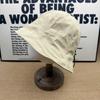 Summer quick-drying sun protection bucket hat women's UV protection big brim sun hat adjustable drawstring outdoor sun hat