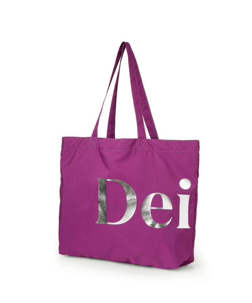 Deinet Point Logo Shoulder Big Bag In Purple