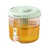 4L Leakproof Beverage Dispenser with Spigot & Lid Cool Water Bucket Clear Outdoor Water Bucket for Iced Tea Lemonade Juice Milk