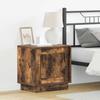 Nightstand Set of 2 Smoked Oak 44 x 34.5 x 45 cm