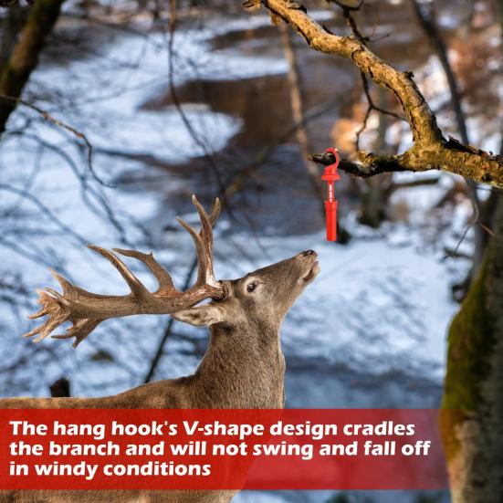 6Pcs/Set Scent Dispenser with Rain Protection Leak Proof Drop Wick with Replacement Felt Air Tight Portable Scent Dispenser for Hunting