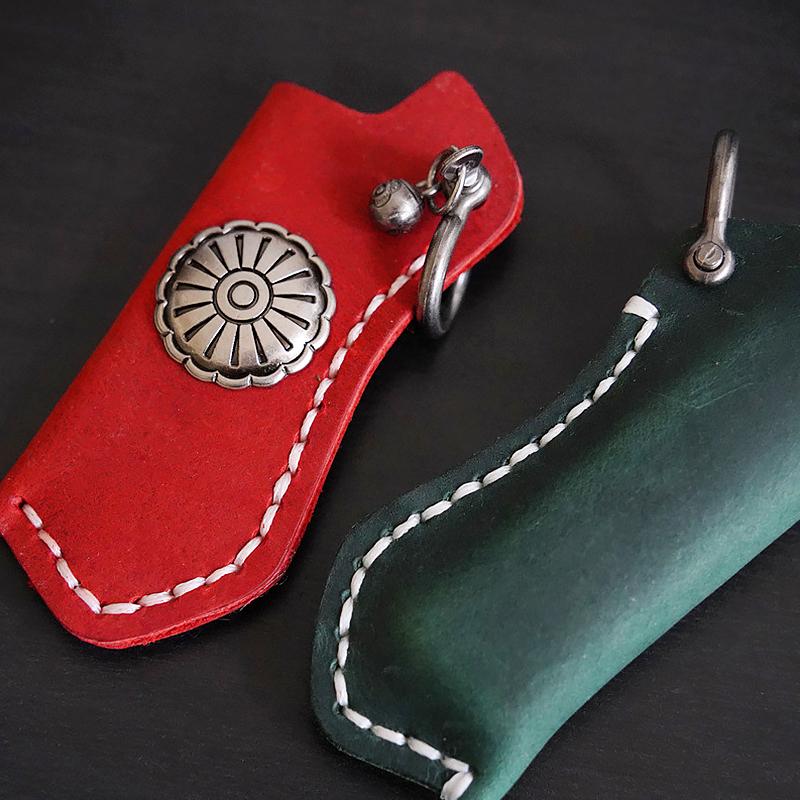 Husa de protectie din piele naturala lucrata manual Husa pentru bricheta din piele Husa pentru bricheta