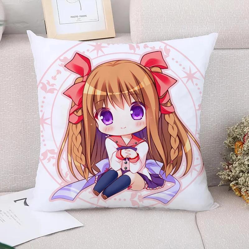 Anime Girl Pillow Cases Decorative Pillows Covers Pillowcase Cushion Cover  Car Decoration Cushions Home Decor Sofa