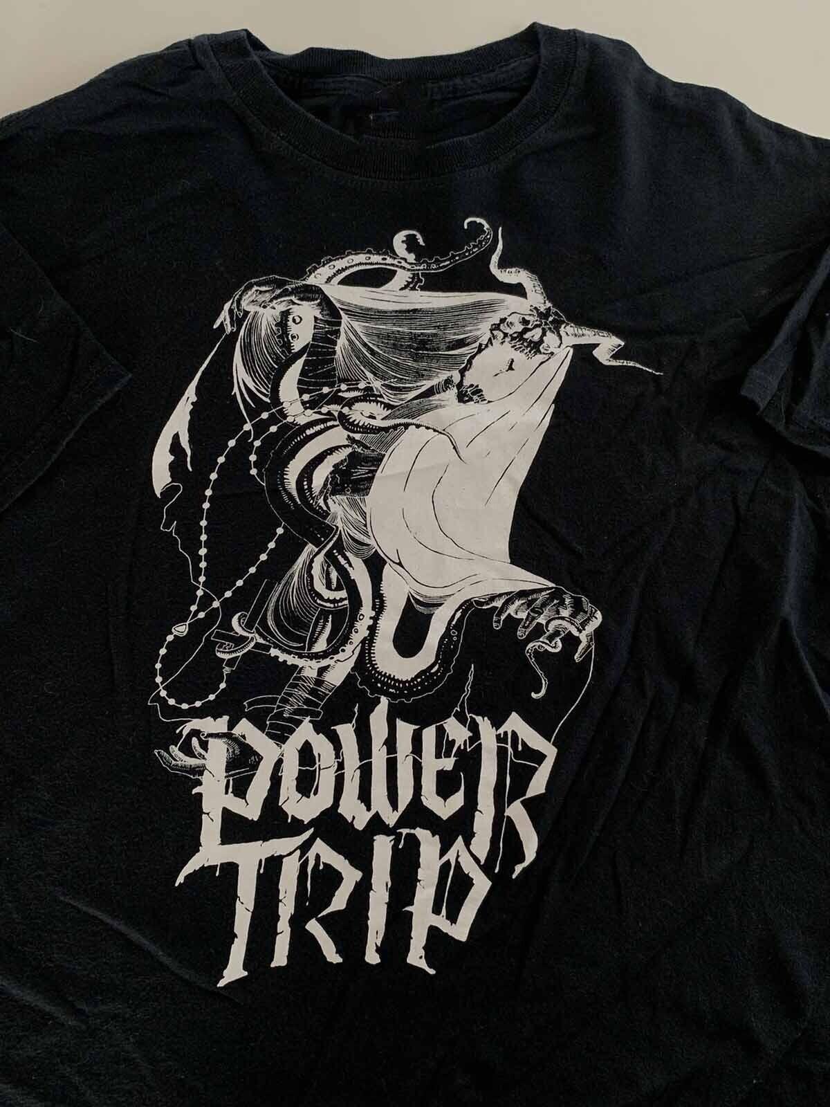 Nightmare Logic Power Trip Band T Shirt Black Unisex S-2345XL E1543 S