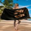 Marienkäfer Eleganz Klaus Strandtuch Mikrofaser Strandtuch, Leicht und Schnelltrocknend, für Sommerreisen, Schwimmbad-Fan Geburtstagsgeschenk