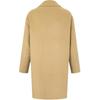 Calvin Klein Solid Color Lapel Single Breasted Long Sleeve Coat Men Coats Khaki 40698ST