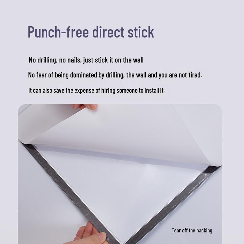 Magnetic Poster Frame - Elevator Advertising Frame, A3/A4 Display Border, Photo Frame, Wall Mount Sticker