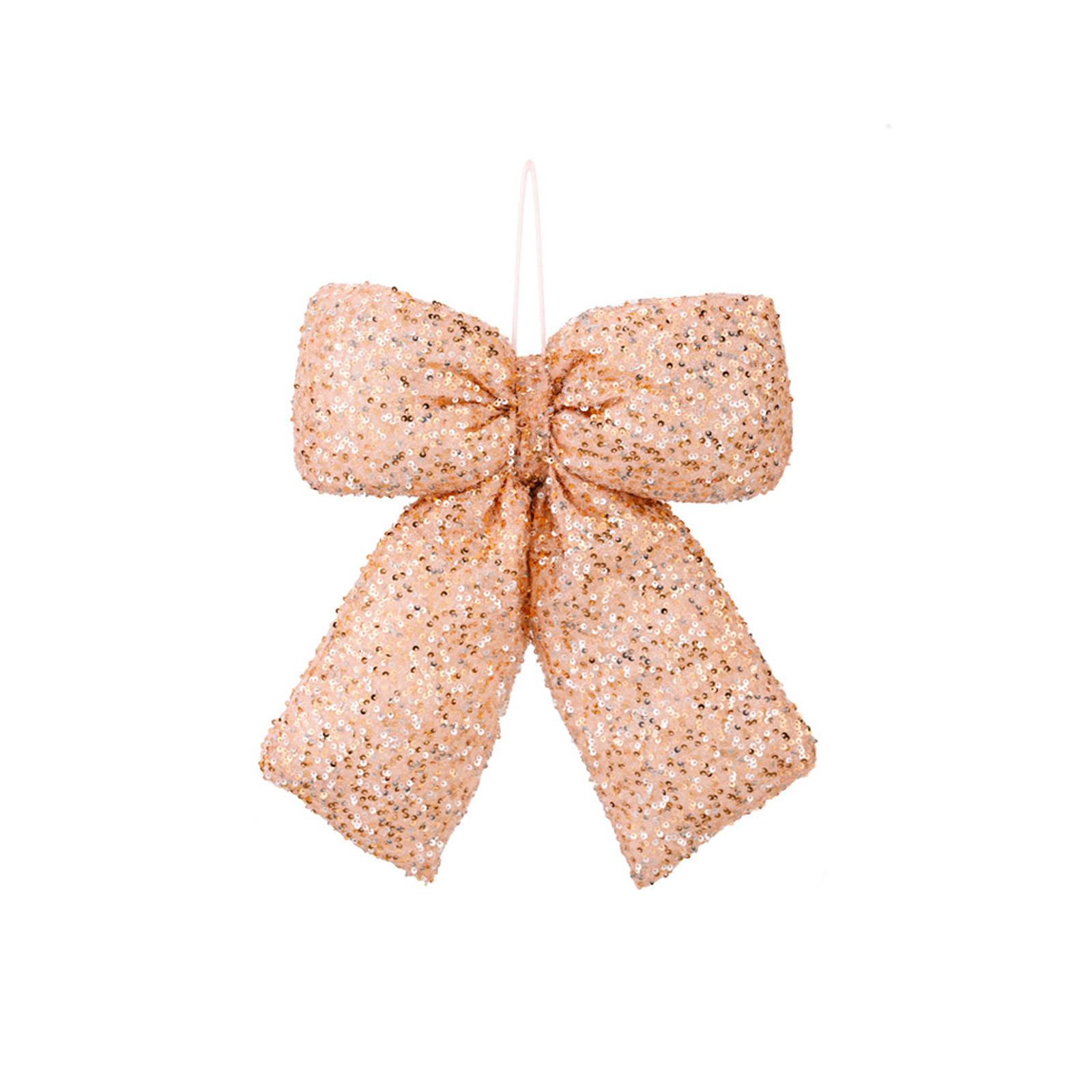 

Christmas Decorations Sequin Bow Pendants Christmas Tree Decoration Bow Pendants Wedding Arrangements One Size