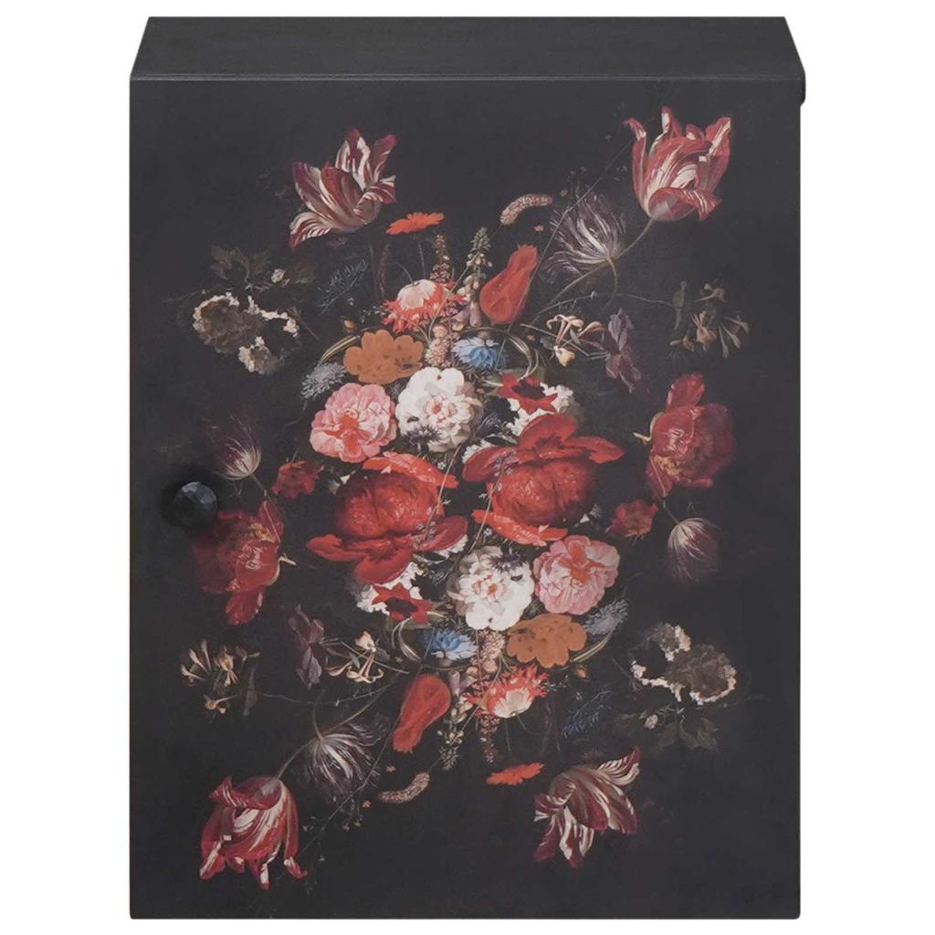 Hanging Cabinet Multicolored 38 X 33.5 X 48 Cm Solid Mango Wood