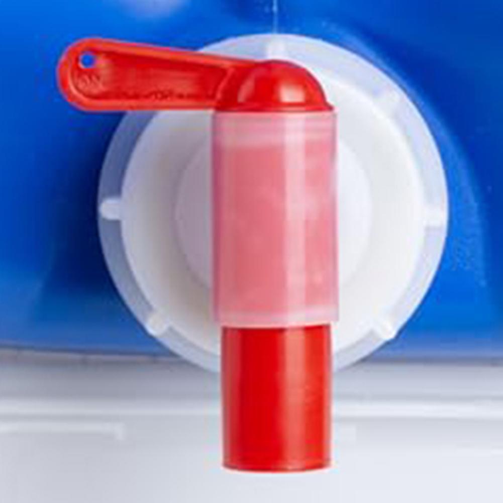 1 Pc Faucet DN61 61mm Horticultural Plant Nutrient Solution Faucet Red White Plastic Faucet Garden Outdoor Garden Faucet