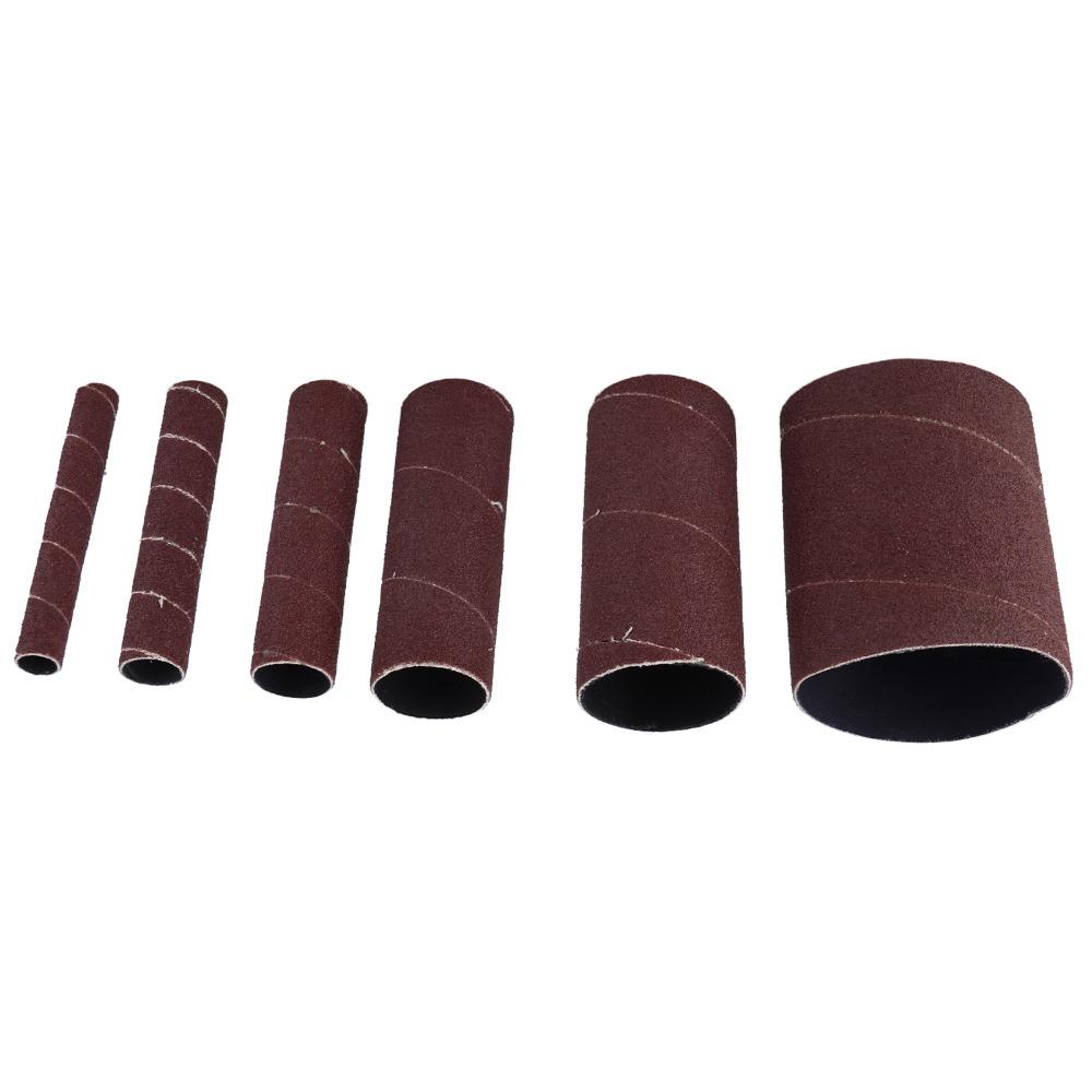 6pcs Aluminum Oxide Sandpaper Roll 120 Grit Sanding Belts Long Tube Sandpaper Ring  Woodworking