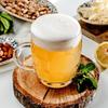 Large Glass Beer Mug with Thick Glass Handle 500 Ml 0.5L