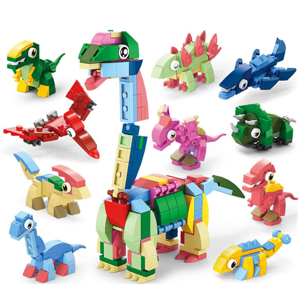 Insect World Animals Scorpion Mantis Ants Spider Birds Marine Animal Building Blocks Toys Desktop Ornaments Bricks Kids Gift