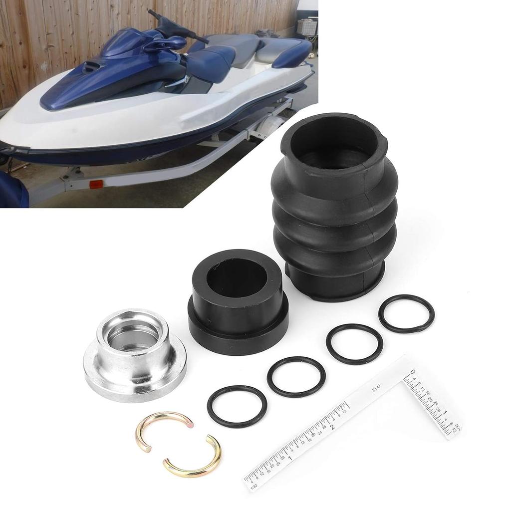 Pissente Carbon Seal Drive Line Rebuild Kit for Sea Doo PWC and Jet Boats, Carbon Rings, Rubber Aluminum Construction, Compatible with 717 720 787