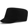 Big Size Sun Hats Full Close Flat Army Cap Male Short Peaked Fitted Cap Plus Size Baseball Cap S 55-56cm M 56-59cm L60-63cm