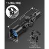3-9x40 Compact RifleScope Crosshair Reticle with Mounts for Quick Aiming Made Of High-strength Aluminum Alloy