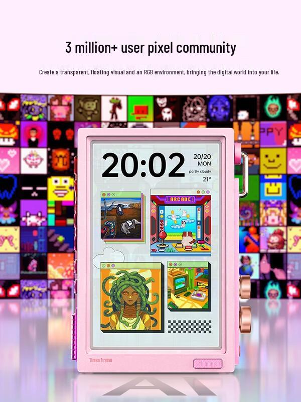 Divoom TimesFrame Transparent Digital Photo Frame