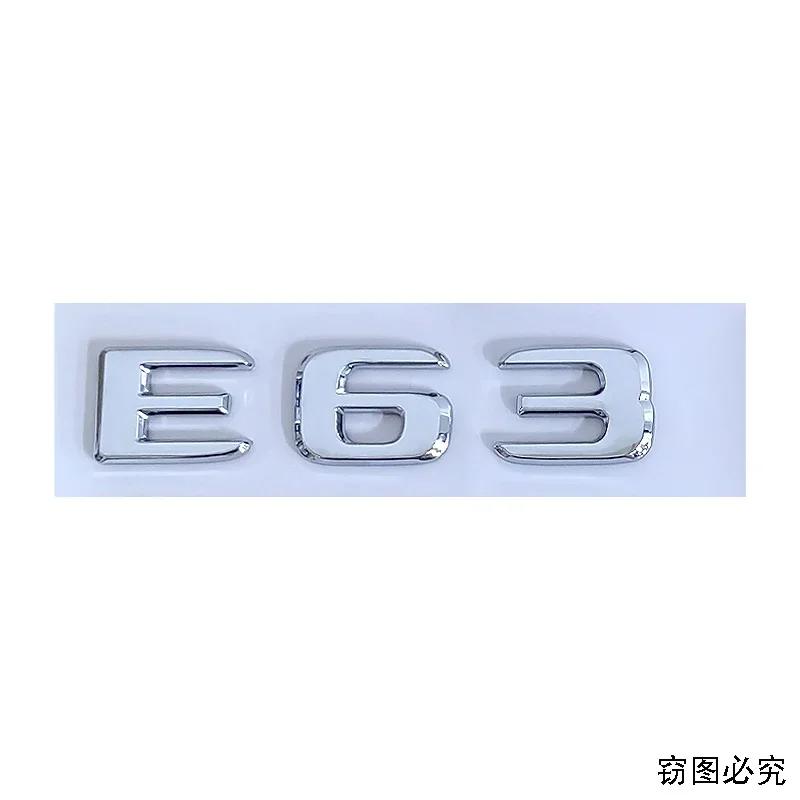 ABS Modified Car Side Sticker Fender Emblem Badge Tail Trunk Decals for Mercedes Benz E43 E53 E63 Letters Styling Accessories