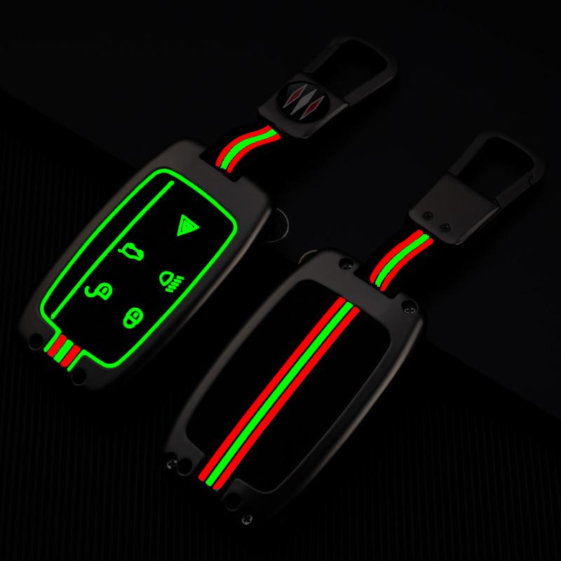 5 Bottons Metal Car Key Cover Case Shell for Land Rover Evoque Discovery 4 Evoque for Jaguar F-Pace F-Type XE XF XJ Freelander