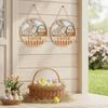 Egg Door Hanging Ornaments Rabbit Easter Day Door Decoration  Indoor Outdoor Use